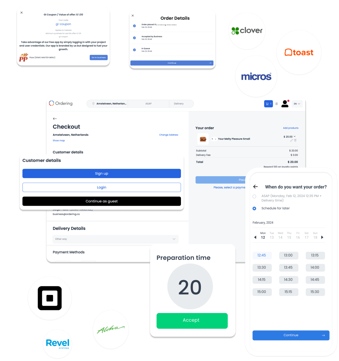 Advanced Order Scheduling | Programación Avanzada | Pre-ordenar | OrderingPlus