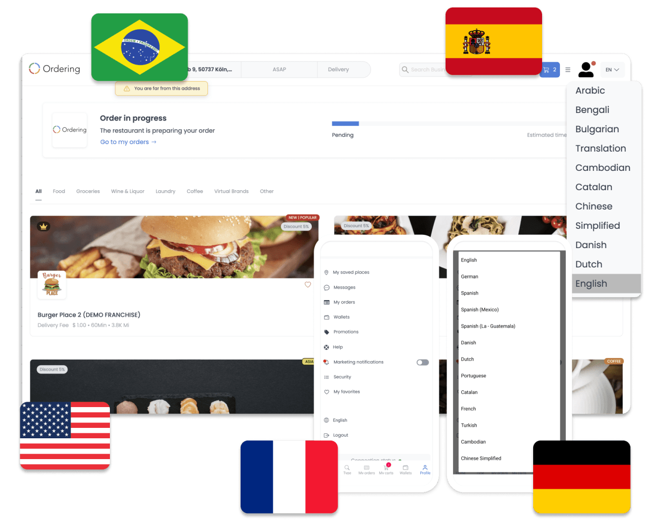Multilanguage | Multilenguaje | OrderingPlus