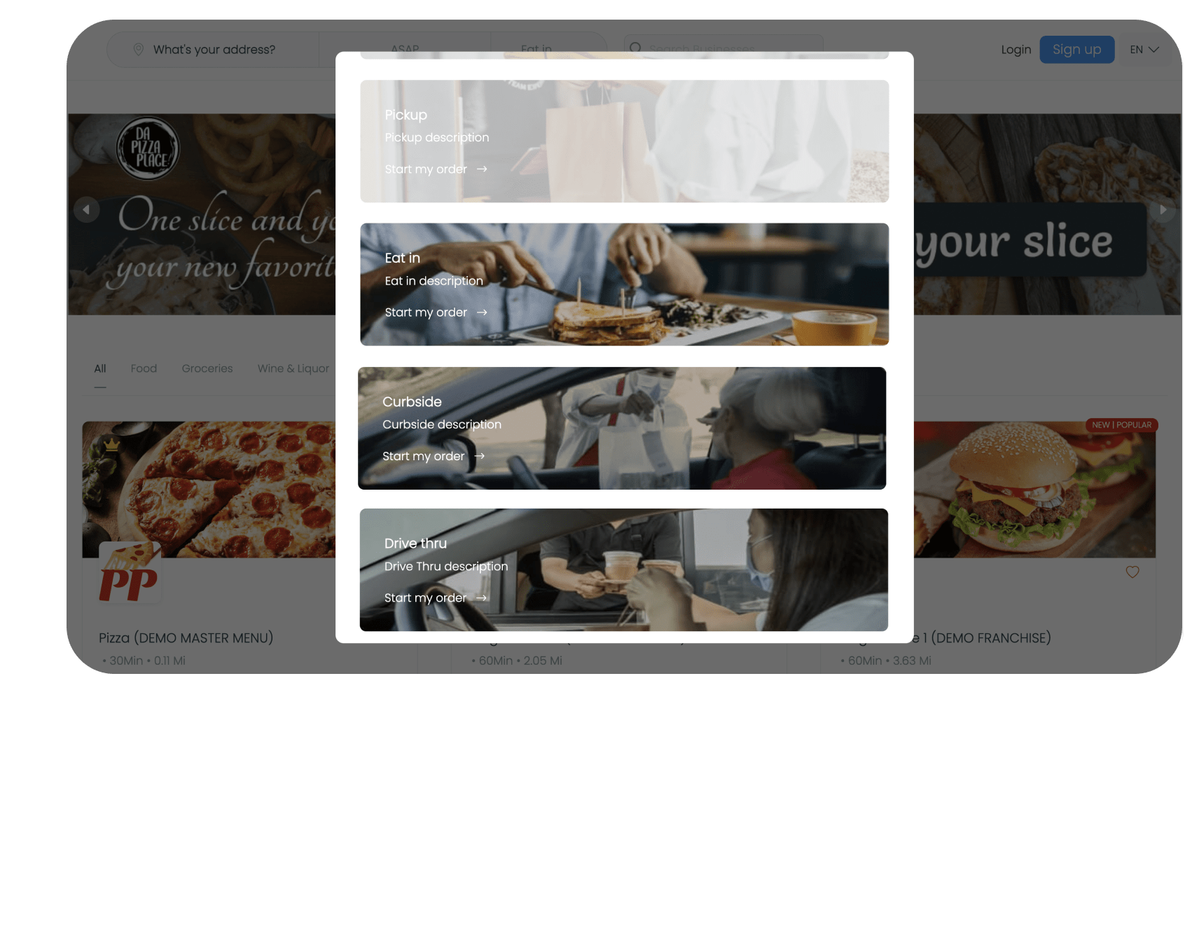 Opciones de Entrega Flexibles | Order Types Flexible | Orderig Plus | Website
